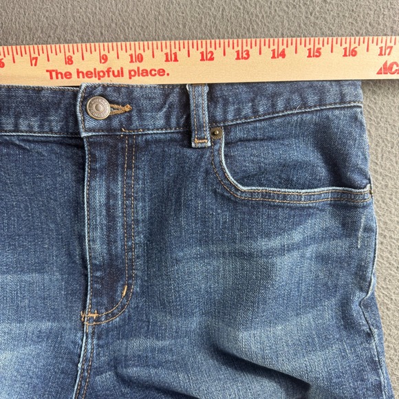 Lauren Ralph Lauren Jeans Women 8 Blue Wash Denim‎ Straight Leg Y2K Fade - Picture 4 of 13